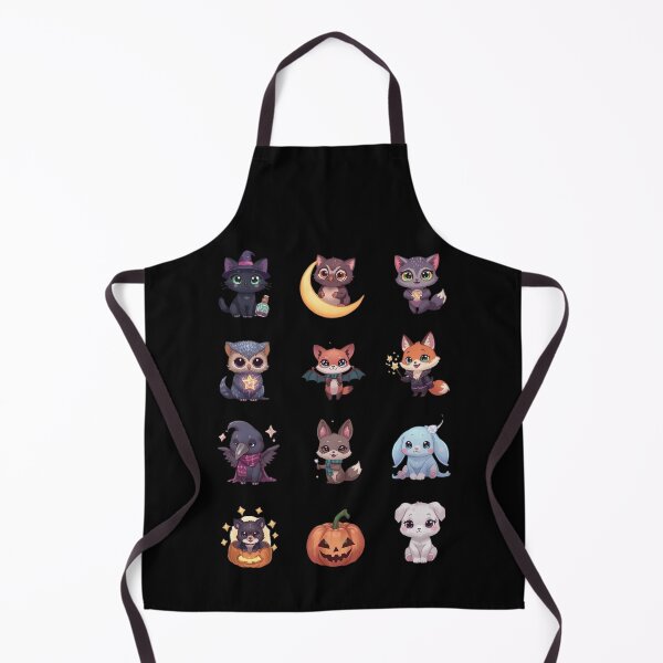 Item preview, Kawaii Spooky Halloween Critters Sticker Pack - Cute Witchy Animal Art designed and sold by FestivityFinds.