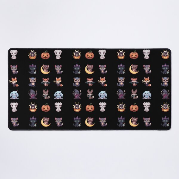 Item preview, Kawaii Spooky Halloween Critters Sticker Pack - Cute Witchy Animal Art designed and sold by FestivityFinds.