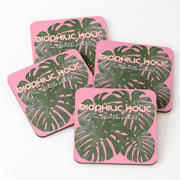 Item preview, biopHilic Holic - Monstera 4 leaves designed and sold by tubieArtDesign.