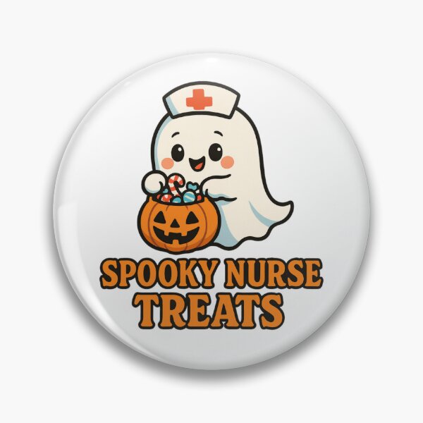 Item preview, Spooky Nurse Ghost Halloween designed and sold by Little Care Studio.