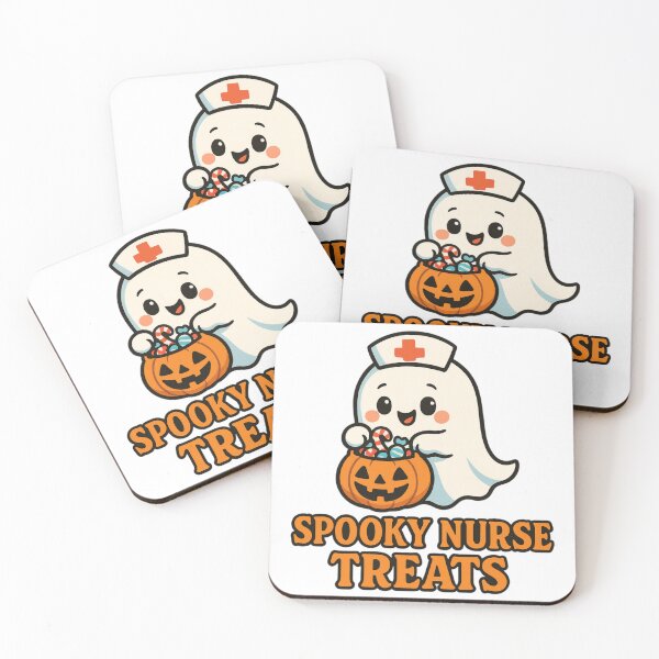 Item preview, Spooky Nurse Ghost Halloween designed and sold by Little Care Studio.
