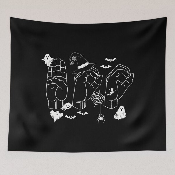 Item preview, Boo Hands American sign language pride ASL deaf Halloween 		 designed and sold by hudahhabon7.