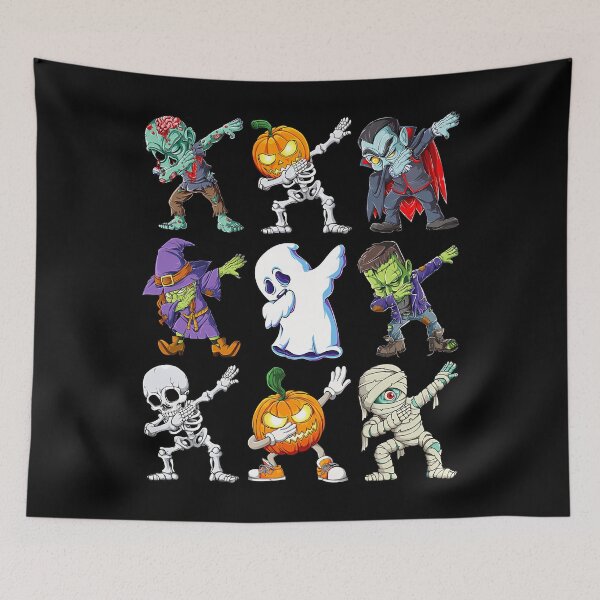 Item preview, Dabbing Halloween 	 Skeleton Zombie Scary Pumpkin Mummy 		 designed and sold by maissgulnari.