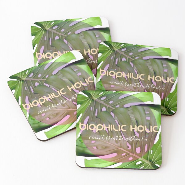 Item preview, biopHilic Holic 006 - Two Monstera leaves designed and sold by tubieArtDesign.