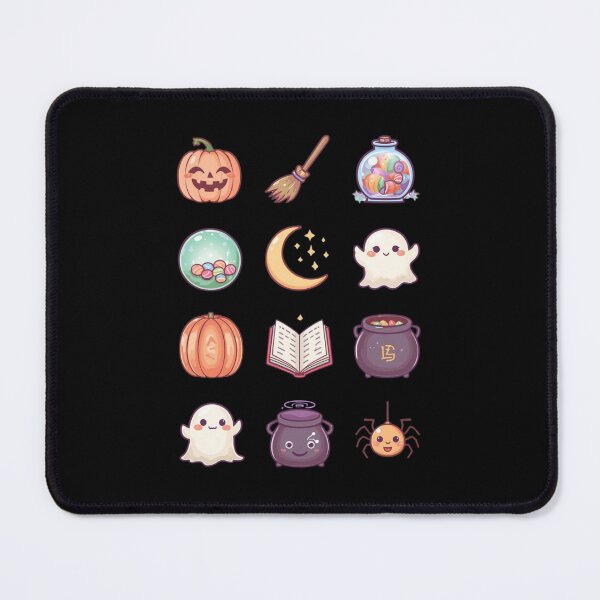 Item preview, Kawaii Witchy Halloween Sticker Pack - Pastel Goth Spooky Icons designed and sold by FestivityFinds.