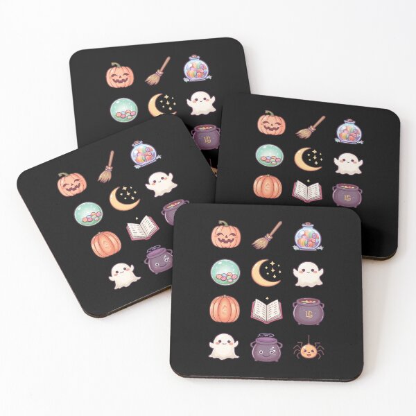 Item preview, Kawaii Witchy Halloween Sticker Pack - Pastel Goth Spooky Icons designed and sold by FestivityFinds.