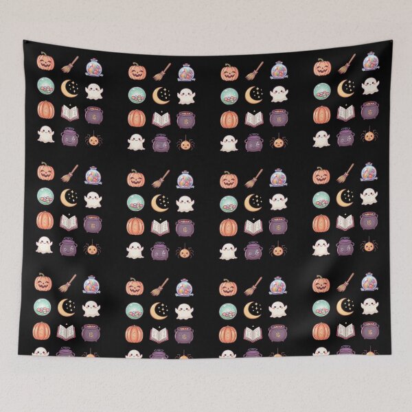 Item preview, Kawaii Witchy Halloween Sticker Pack - Pastel Goth Spooky Icons designed and sold by FestivityFinds.