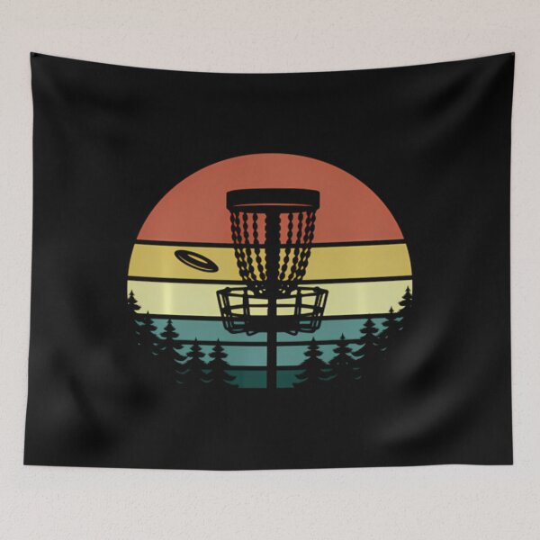 Item preview, Disc Golf Retro Vintage Sunset Pullover 	1	 designed and sold by renceshyme.
