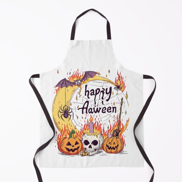 Item preview, Halloween party vector background design. Happy Halloween typography text with ghost and jack o lantern in scary yard for trick or treat night celebration. Vector illustration. designed and sold by PWDigitalArt.