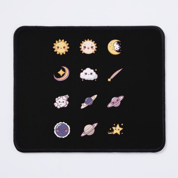 Item preview, Kawaii Celestial Sticker Pack - Cute Pastel Sun, Moon, and Planets designed and sold by FestivityFinds.