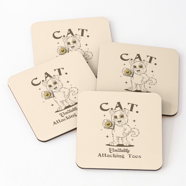Item preview, C.A.T. – Constantly Attacking Toes designed and sold by Milena R..