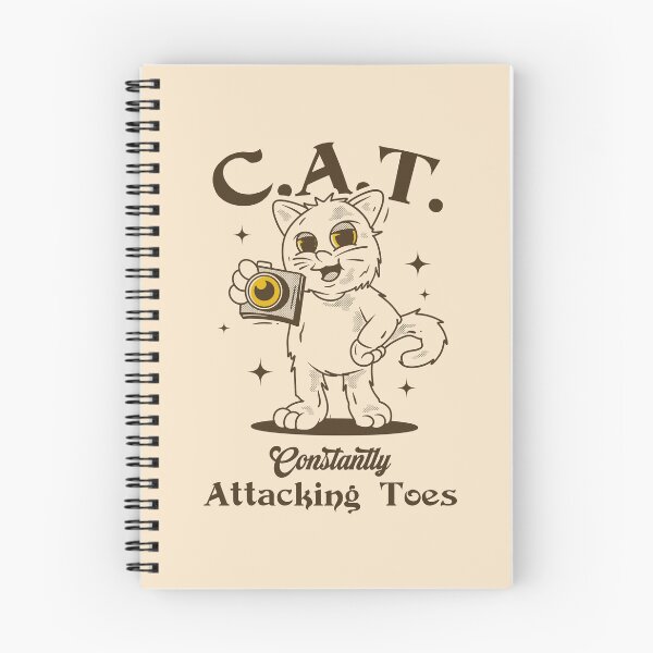 Item preview, C.A.T. – Constantly Attacking Toes designed and sold by Milena R..