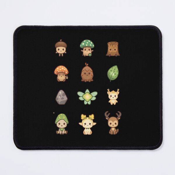 Item preview, Kawaii Woodland Spirits Sticker Pack - Fairycore & Goblincore Art designed and sold by FestivityFinds.