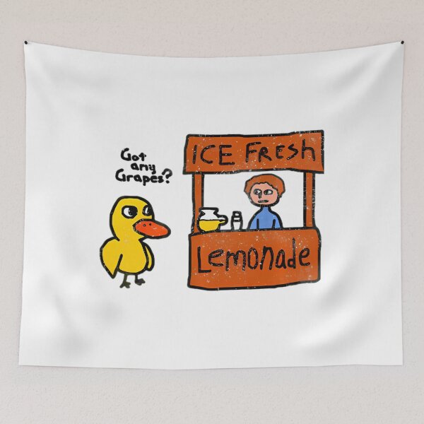 Item preview, Ice Fresh Lemonade Got Any Grapes Duck Funny 	 Pullover 		 designed and sold by oraynekonysr.