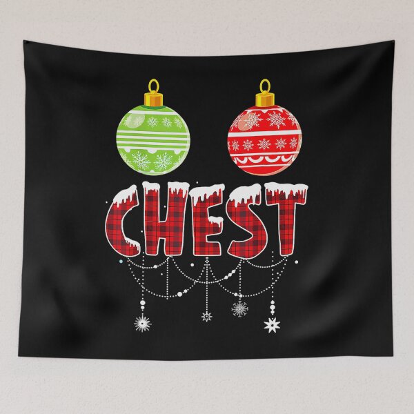 Item preview, Chest Nuts Christmas Pajama Matching Couple Chestnuts Funny 		 designed and sold by sandribaljakn.