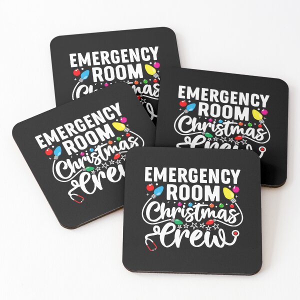 Item preview, ER Christmas Crew Emergency Room Nurse ER Techs Secretary 		 designed and sold by wlochtofantl.