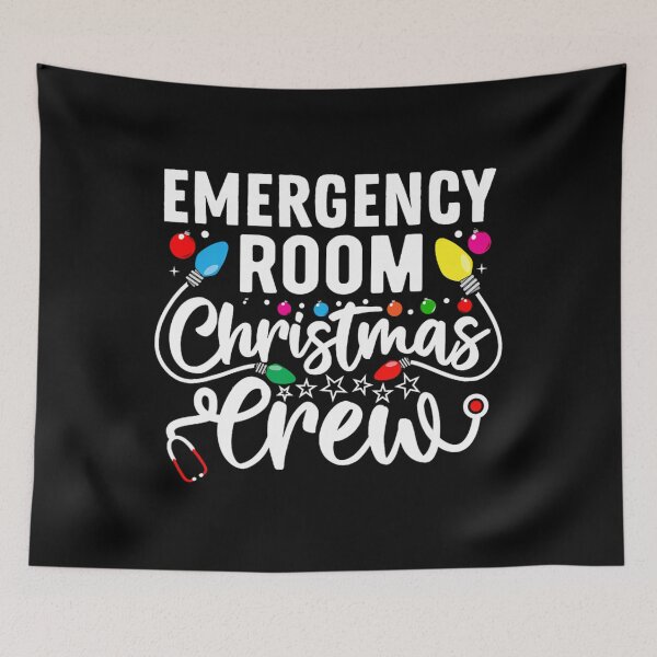Item preview, ER Christmas Crew Emergency Room Nurse ER Techs Secretary 		 designed and sold by wlochtofantl.