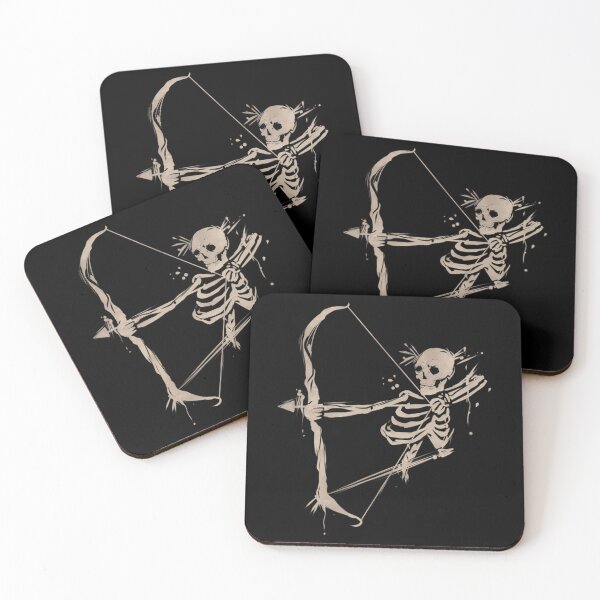Item preview, Archery Design Skeleton Archer with Bow and Arrow Hunter 		 designed and sold by vasaspaxidox.