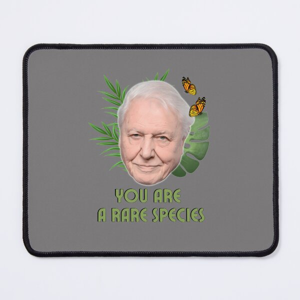 Item preview, FUNNY-SIR-DAVID-ATTENBOROUGH-TOP-YOU-ARE-A-RARE-SPECIES. designed and sold by ThalasStormy.