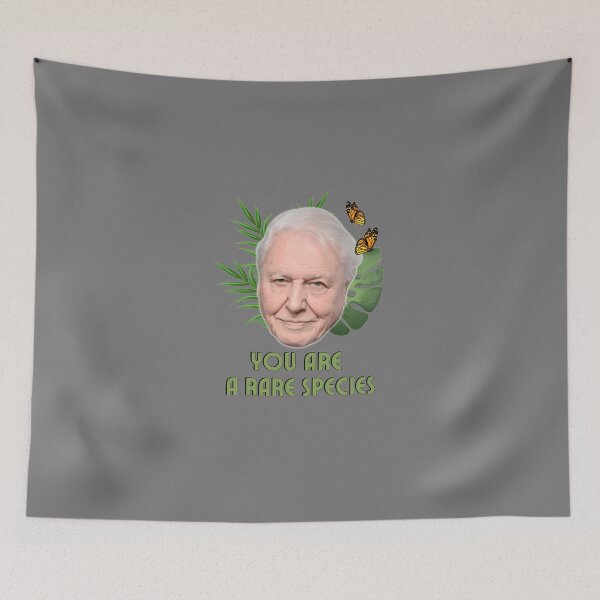 Item preview, FUNNY-SIR-DAVID-ATTENBOROUGH-TOP-YOU-ARE-A-RARE-SPECIES. designed and sold by ThalasStormy.