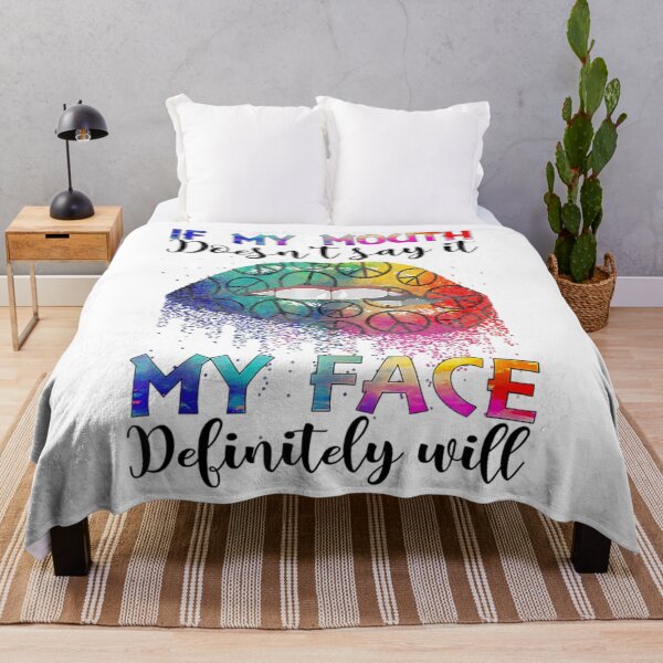Item preview, If My Mouth Doesn’t Say It My Face Definitely Will Funny designed and sold by oraynekonysr.