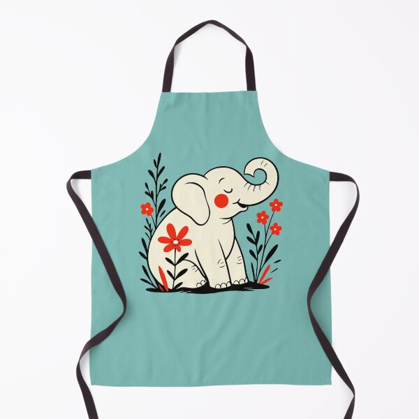 Item preview, Happy Elephant Funny Animal designed and sold by NosandEdgy.