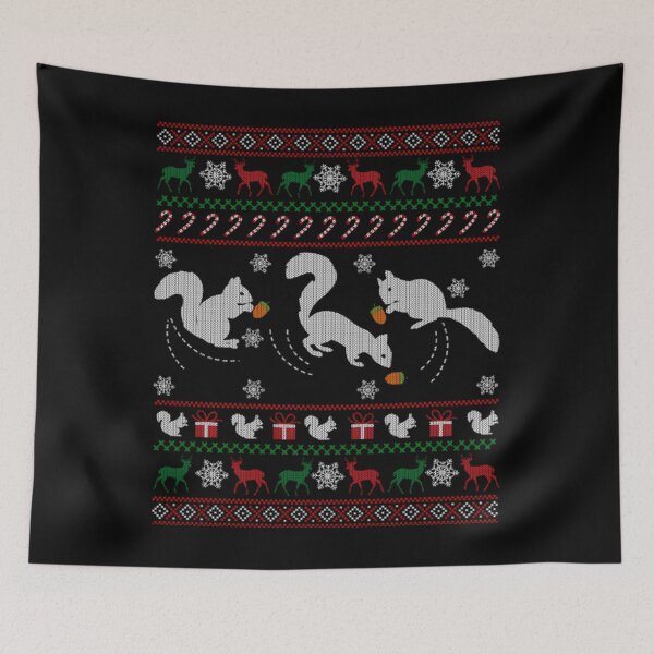 Item preview, Funny Squirrels Ugly Christmas Sweater 	 Swea		 designed and sold by varohowitzm.