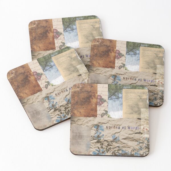 Item preview, Garden of Words – Vintage Collage Aesthetic Art Print designed and sold by furyoart.
