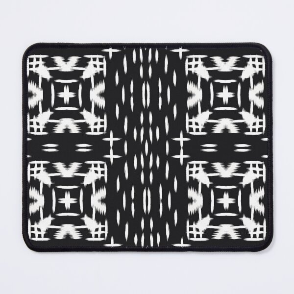Item preview, Ikat Seamless Pattern Ethnics Tribal Black and White Repeatable Design  designed and sold by MonoDigitalArt.
