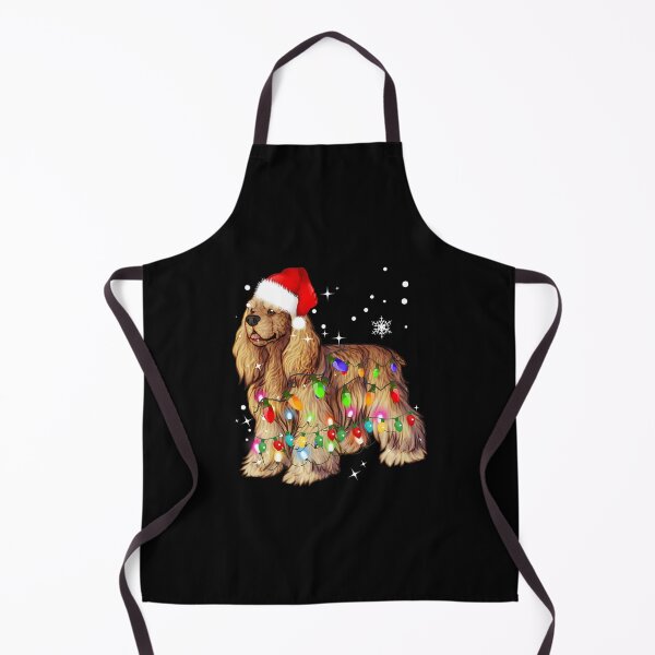 Item preview, Christmas Lights Cocker Spaniel Dog designed and sold by pozilohanev.
