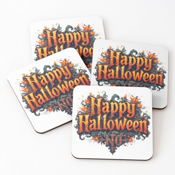 Item preview, A glowing jackolantern on a porch with happy Halloween sign in background designed and sold by PWDigitalArt.