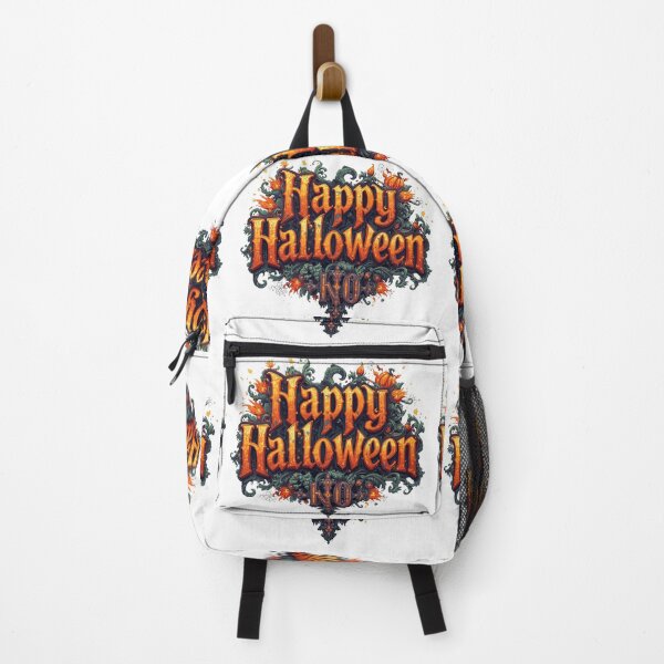 Item preview, A glowing jackolantern on a porch with happy Halloween sign in background designed and sold by PWDigitalArt.