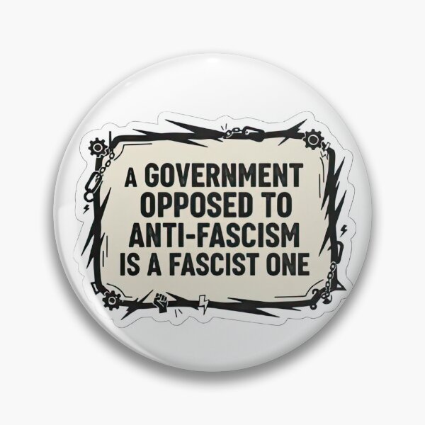 Item preview, Anti-Fascist | Government Opposed is Fascist | Political Activism Decal designed and sold by Sobari.