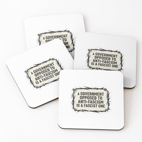 Item preview, Anti-Fascist | Government Opposed is Fascist | Political Activism Decal designed and sold by Sobari.