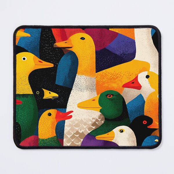Item preview, COLORFUL DUCKS WALLPAPER PATTERN designed and sold by infinitearte.