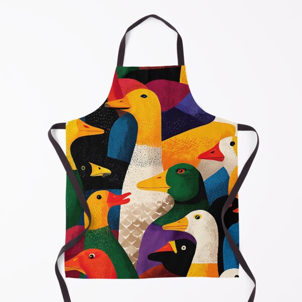 Item preview, COLORFUL DUCKS WALLPAPER PATTERN designed and sold by infinitearte.