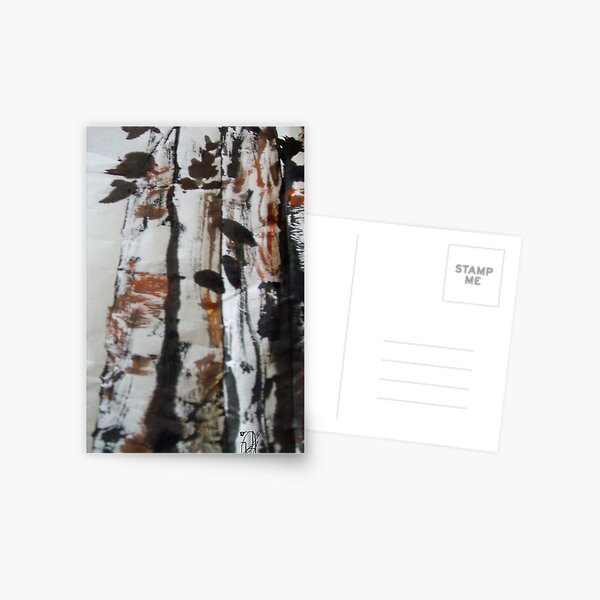 Birch Trees Postcard