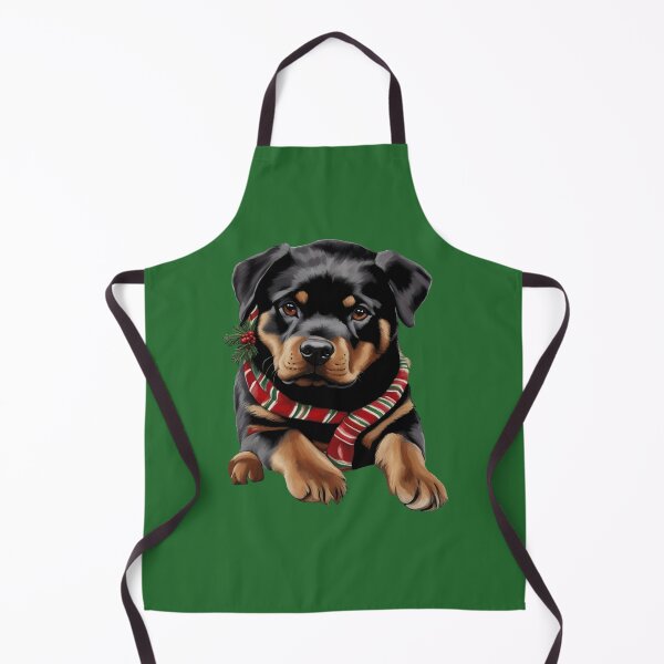 Item preview, Xmas Rottweiler Dog Christmas Wearing A Scarf designed and sold by taiche.