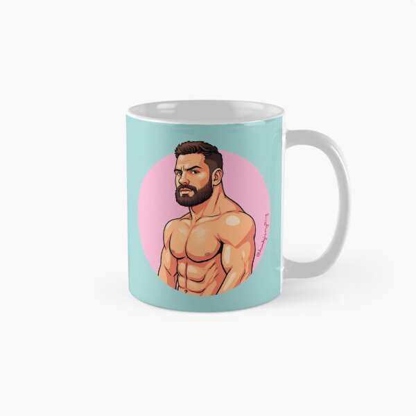 Item preview, Bearded Muscle Hunk on the Loose designed and sold by Hunkyismything.