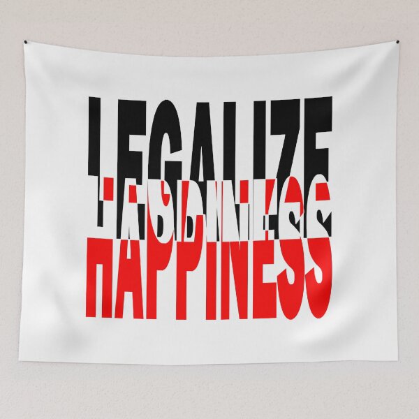 Item preview, Legalize happiness - legalize happiness designed and sold by BeJahMan.