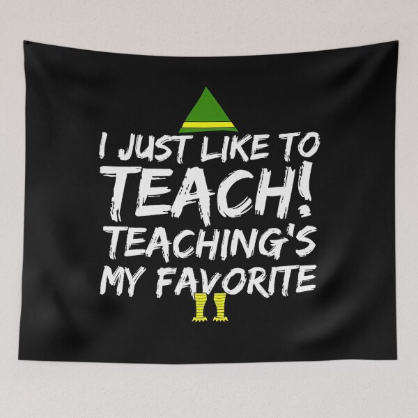Item preview, Funny Teacher Christmas 	 Teaching is My Favorite 		 designed and sold by varohowitzm.