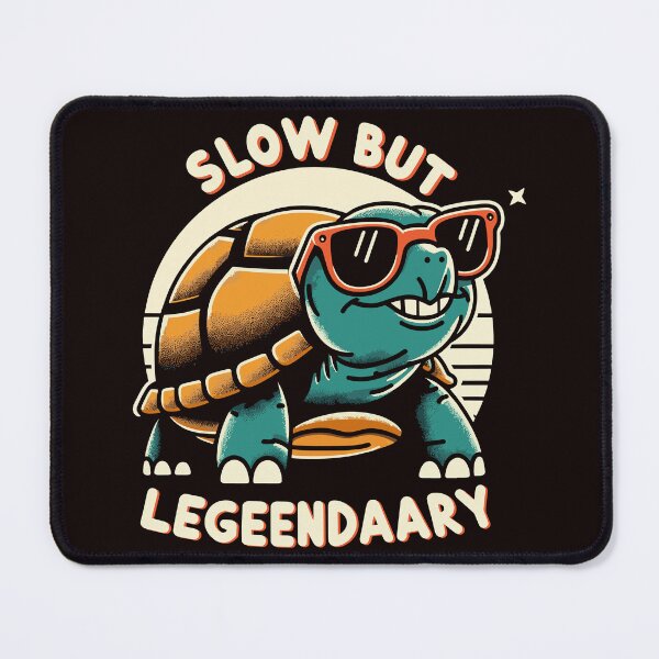 Item preview, Slow But Legendary Turtle Motivational Vibes designed and sold by AS Vectorhaus.
