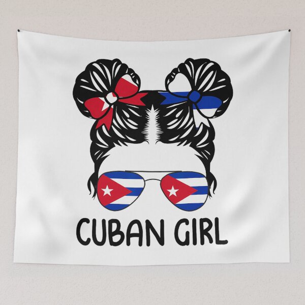 Item preview, Cuban 	 Messy Hair Cuba Pride Roots Patriotic 	s Kids 		 designed and sold by suveergippou.