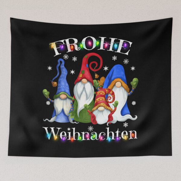 Item preview, Frohe Weihnachten German Gnome Christmas Decorations Germany 	 		 designed and sold by baltrahegazys.
