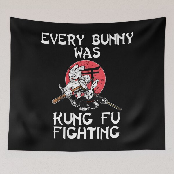 Item preview, Every Bunny Was Kung Fu Fighting - Easter Sunday Rabbit 	 	 		 designed and sold by wlochtofantl.
