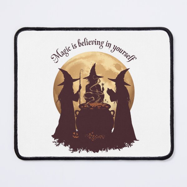 Item preview, "Magic is Believing in Yourself" Witch Coven Sticker - Inspirational Halloween Art designed and sold by FestivityFinds.
