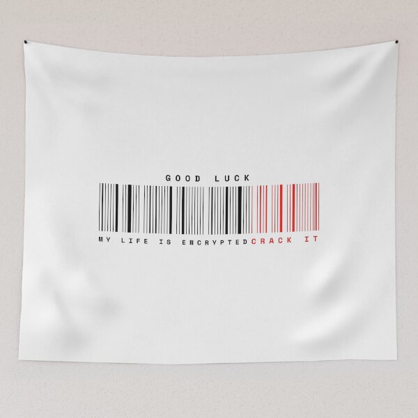 Item preview, Encrypted Life Barcode Design designed and sold by NxtGenDesigns.