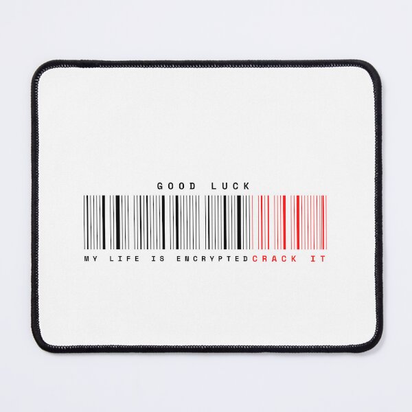 Item preview, Encrypted Life Barcode Design designed and sold by NxtGenDesigns.