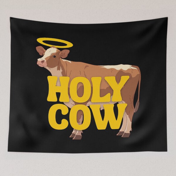 Item preview, Cow With Halo Holy Cow designed and sold by pUNKnown.