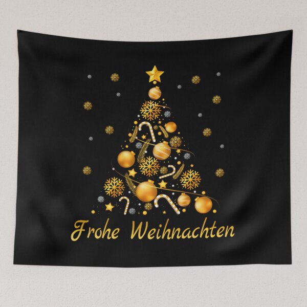 Item preview, Frohe Weihnachten German Tree Christmas Decorations 	 		 designed and sold by baltrahegazys.